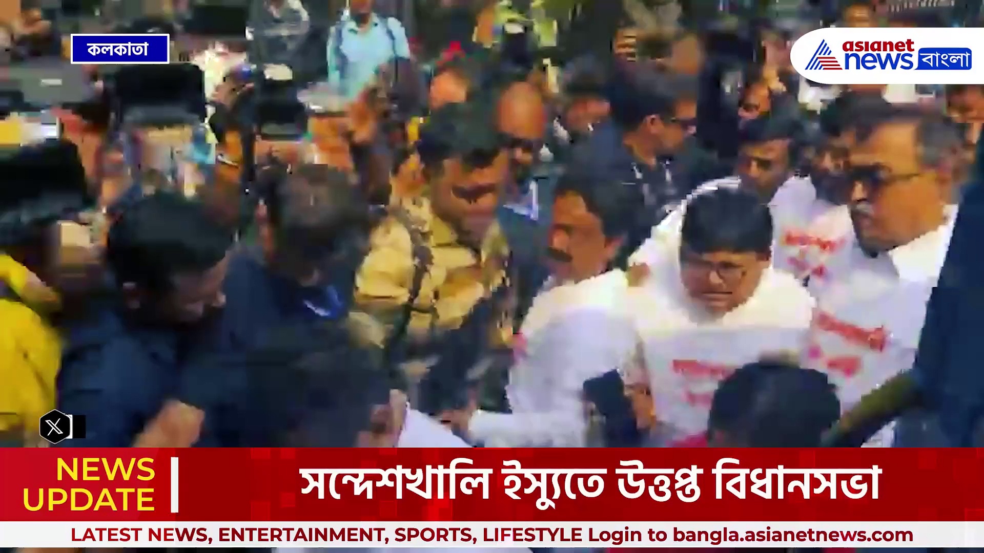 সন্দেশখালি রওনা হতেই বাসন্তী হাইওয়েতে শুভেন্দুদের আটকাল পুলিশ, তারপর কি হল?