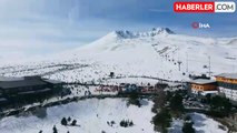 Erciyes'e hafta sonunda ziyaretçi akını: 127 bin kişi ziyaret etti