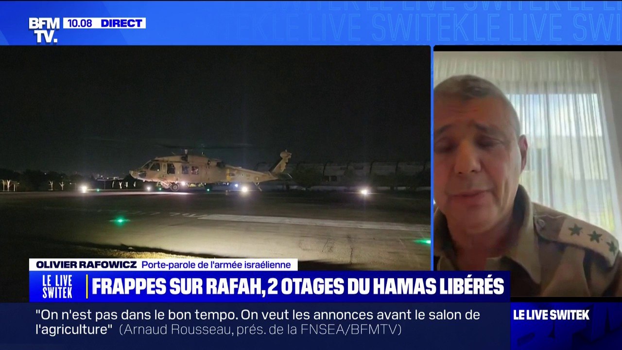 Olivier Rafowicz, porte-parole de l'armée israélienne: "Nous sommes là pour détruire le Hamas, pas pour envahir la bande de Gaza et la contrôler"