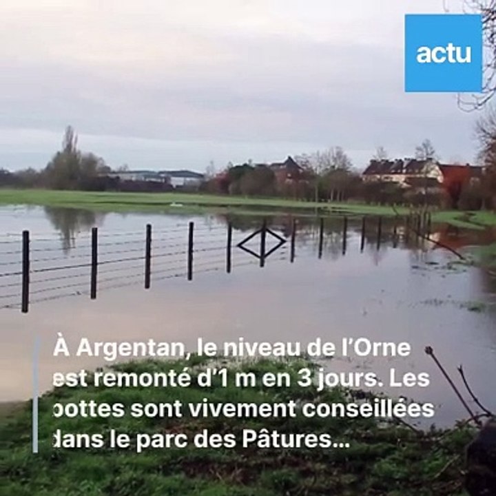 À Argentan, le niveau de l’Orne est remonté d’1 m en 3 jours