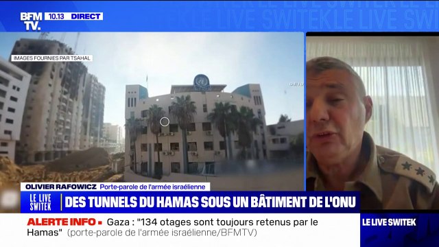 Olivier Rafowicz, porte-parole de l'armée l'israélienne: 134 otages sont toujours retenus par la Hamas