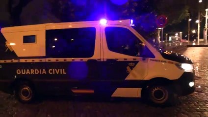 Antonio Tejado llega en furgón policial a los Juzgados de Sevilla
