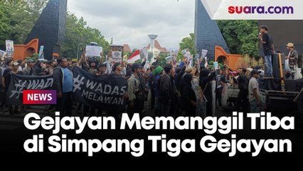 Gejayan Memanggil Tiba di Simpang Tiga Gejayan