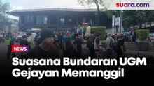 Suasana Bundaran UGM Saat Aksi Gejayan Memanggil