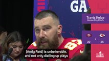 Reid laughs off 'emotional' Kelce's bump