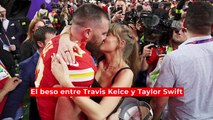 De serie de Netflix: la frase de Kelce a Taylor Swift justo antes de darse el ya beso más famoso del mundo