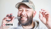 Dad pulls out tooth with a pair of pliers - after failing to get a dentist appointment