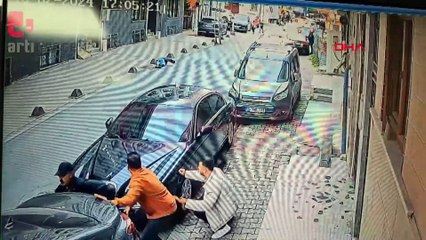 Küçükçekmece'deki silahlı saldırıdan yeni görüntüler ortaya çıktı