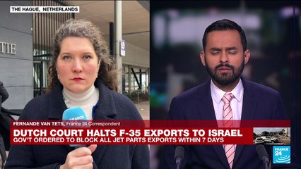 Dutch court orders halt to export of F-35 jet parts to Israel