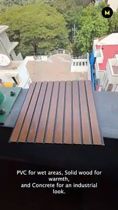 MDF Fluted panels_ MDF Panels_ Fluted panels_ Installation of MDF Fluted panels #shorts