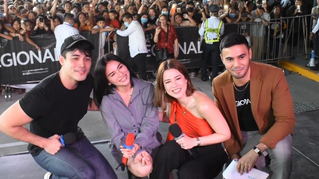 Jennylyn Mercado, Xian Lim, at Valeen Montenegro, nakisaya sa Pampanga | Online Exclusive