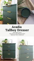 Acadia Painted Tallboy Dresser