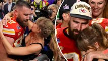 Taylor Swift Ki**es Travis Kelce Post His Victory At 2024 Super Bowl's Final Match In Las Vegas