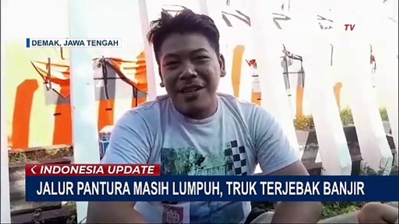 Truk Terjebak Banjir Jalur Pantura Demak-Kudus, Begini Keluhan para Sopir