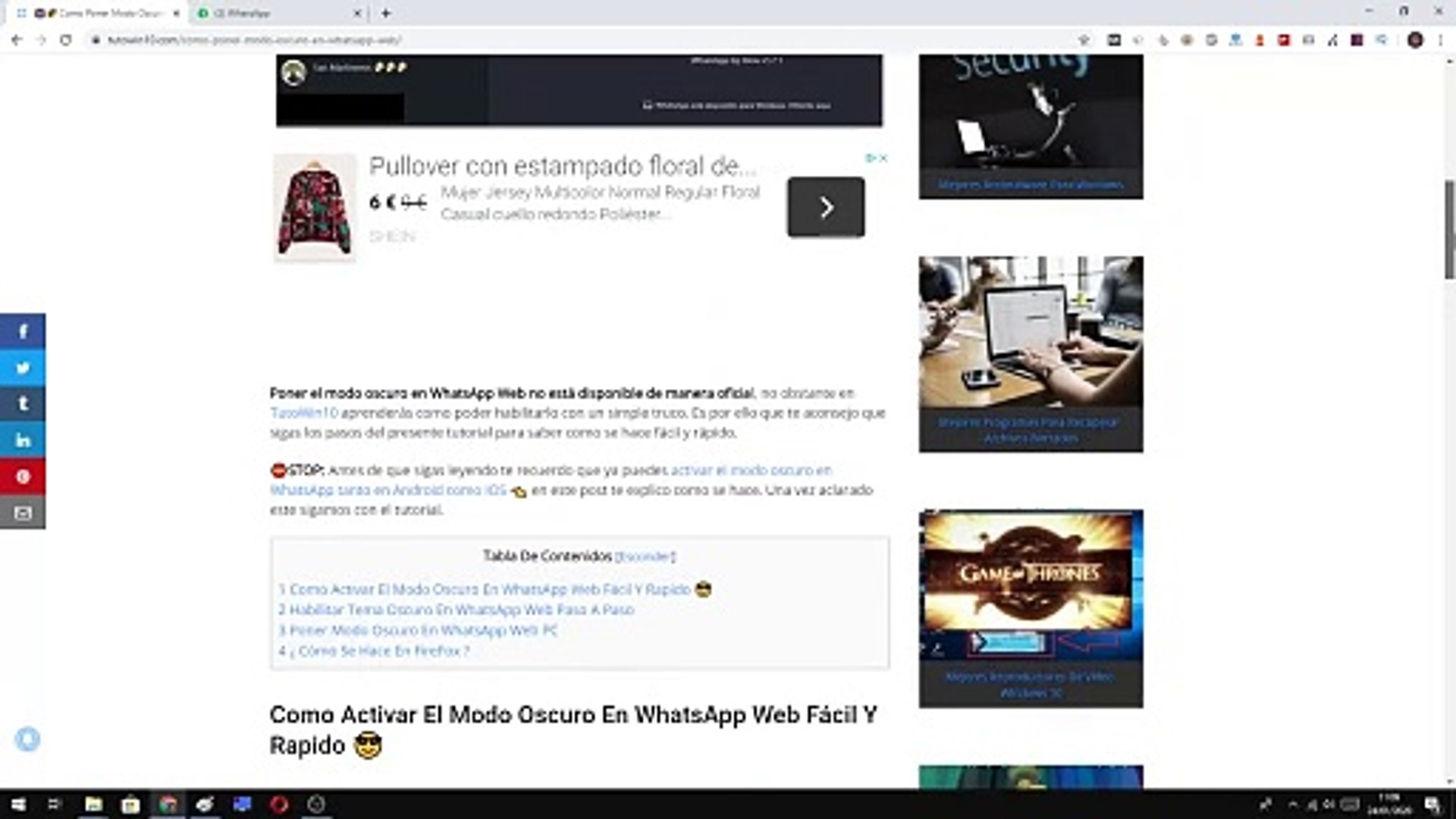⁣Como Poner Modo Oscuro En WhatsApp Web 2024 FÁCIL