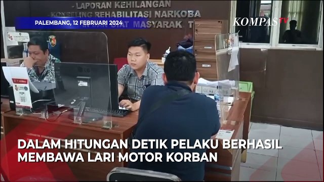 Hitungan Detik Motor Terparkir di Garasi Rumah Digondol Maling, Terekam CCTV!