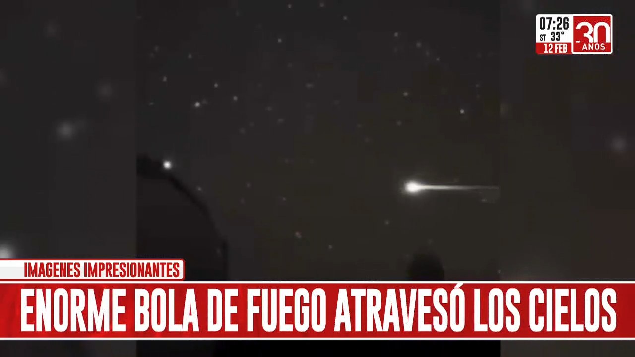 Impresionante: así una enorme bola de fuego atravesó el cielo en Hawái