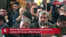 AK Parti İBB Başkan Adayı Kurum, Pendik ziyaretinde açıkladı: 2027 Avrupa, 2036 Olimpiyat