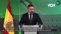 Vox señala a Sánchez por el asesinato de los guardias civiles: «Los han enviado sin medios al matadero»