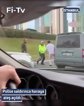 TEM Otoyolu Kavacık mevkiinde tehlikeli şekilde araç kullandığı için durdurulmak istenen sürücü, uyarıları aldırış etmeyerek polisin üzerine aracını sürüp kaçtı. Köprüyü geçen ve bir araca daha çarptıktan sonra kovalamaca sonucu Şişli’de yakalanan sürüc