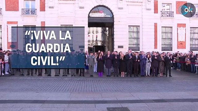 Gritos de ¡Marlaska dimisión! tras el homenaje en Madrid a los guardias civiles asesinados en Barbate