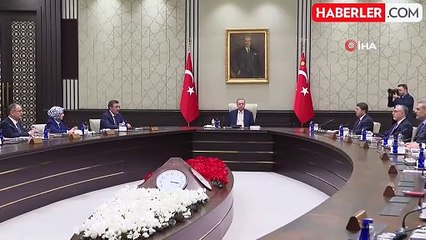 Cumhurbaşkanlığı Kabinesi, Cumhurbaşkanı Erdoğan başkanlığında toplandı