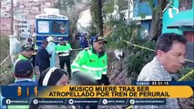 Cantante muere tras ser atropellado por tren en Cusco