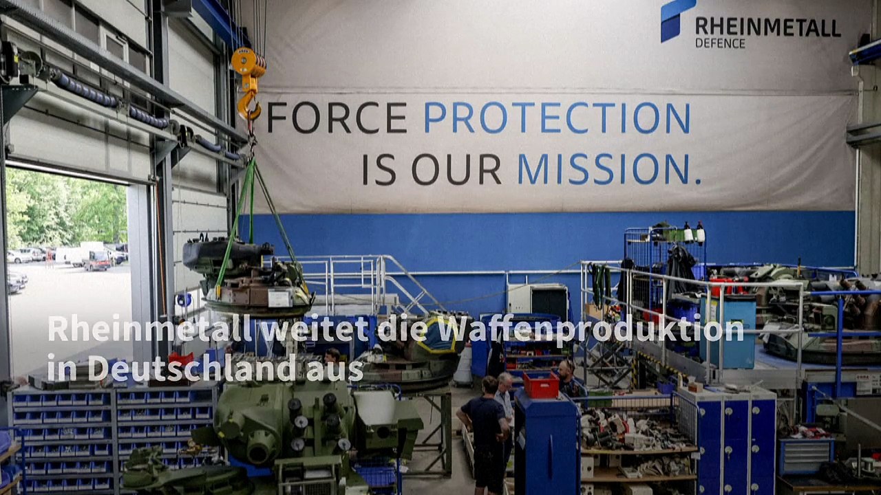 Rheinmetall weitet Waffenproduktion in Deutschland massiv aus