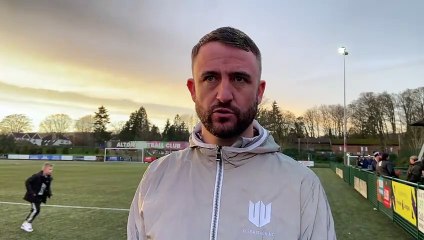 Alton manager Kevin Adair post-Sheerwater