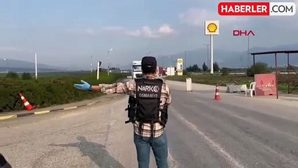Osmaniye'de TIR'da 32 milyon TL değerinde uyuşturucu ele geçirildi
