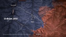 Guerra de Ucrania: mapa animado de la situación militar en torno a Bajmut