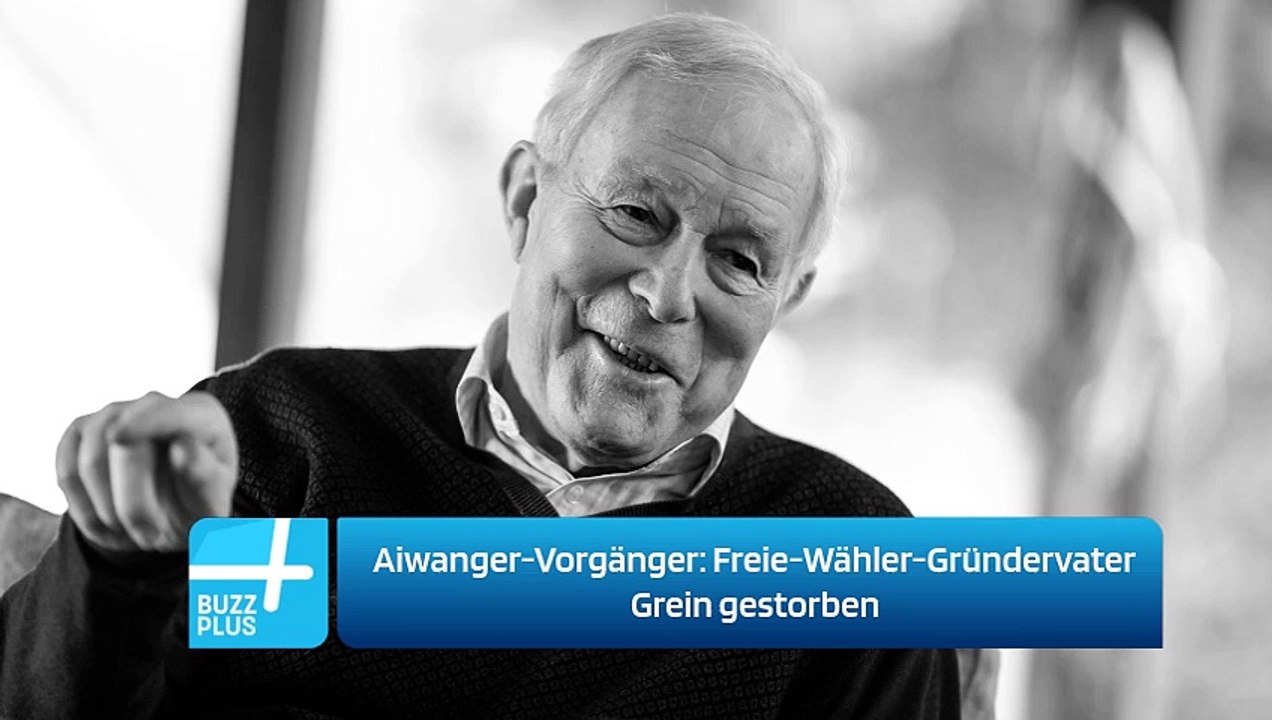 Aiwanger-Vorgänger: Freie-Wähler-Gründervater Grein gestorben