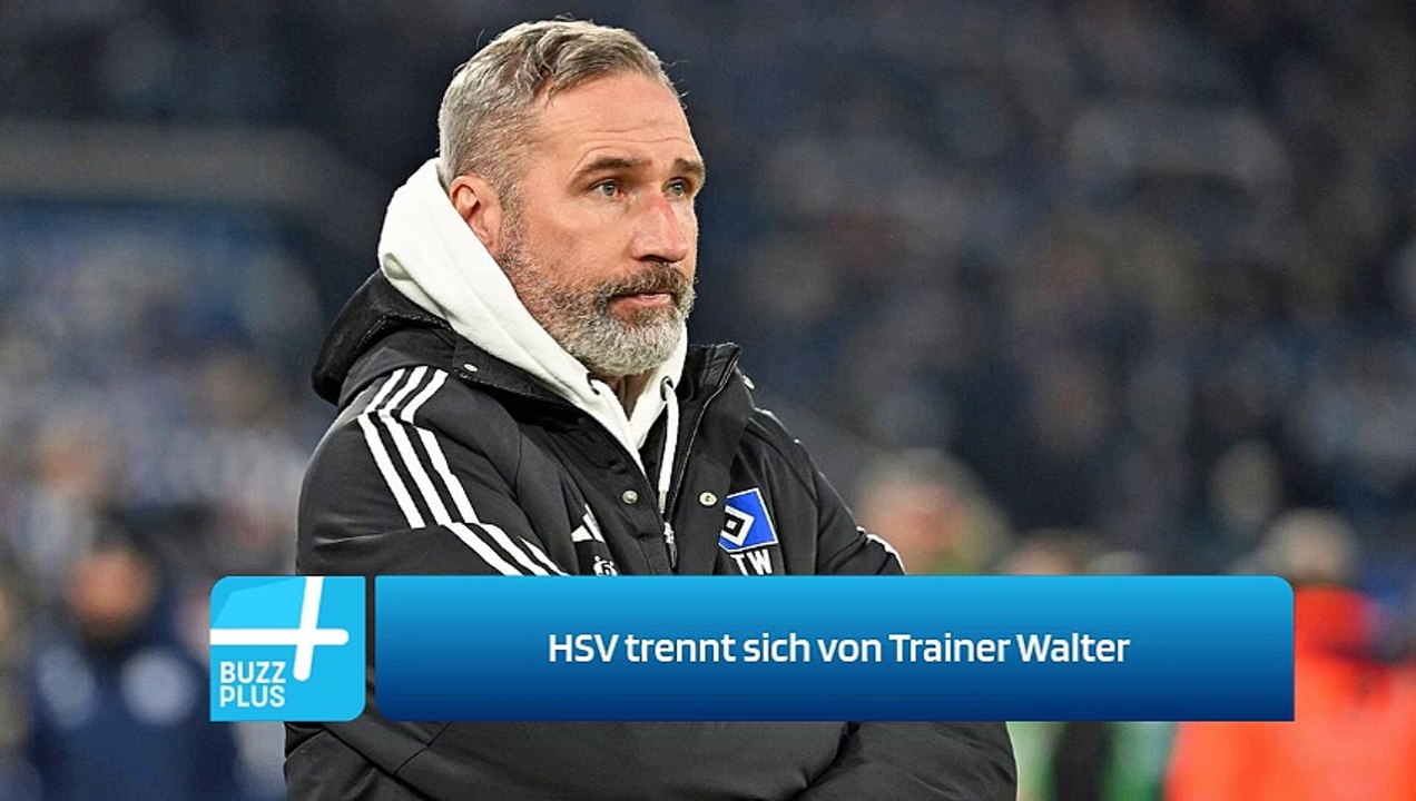 HSV trennt sich von Trainer Walter