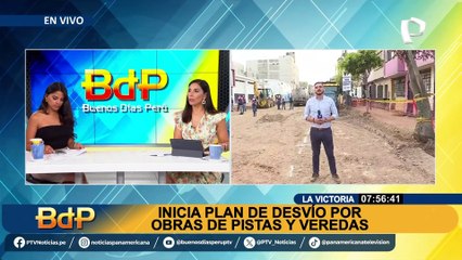 La Victoria: inician plan de desvío por obras y veredas en jirón Sebastián Barranca