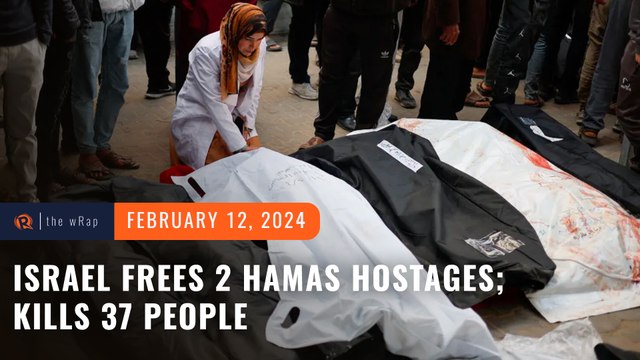 Israel frees 2 hostages in Rafah under cover of air strike; health officials say 37 killed