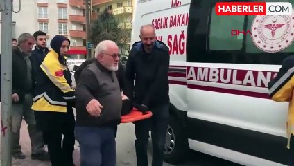Okul çıkışında otomobilin çarptığı çöp konteyneri 5 kişiyi yaraladı