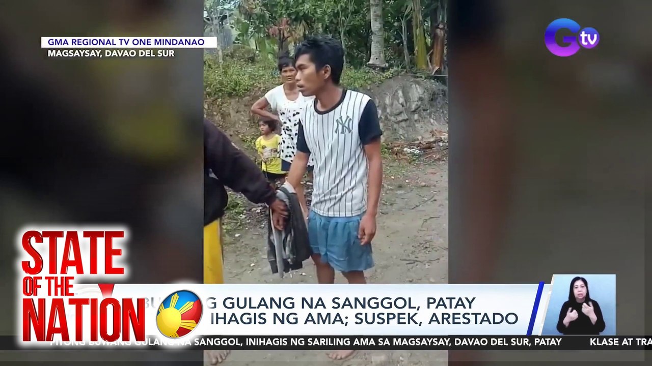7 buwang gulang na sanggol, patay matapos ihagis ng ama; suspek, arestado | SONA
