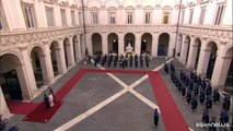 L'arrivo del presidente argentino Milei a Palazzo Chigi da Meloni