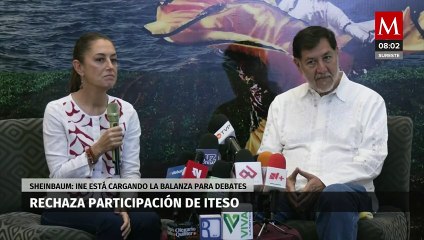 Sheinbaum solo asistirá a debates del INE, “Son suficientes, ¿para qué vamos a más?”