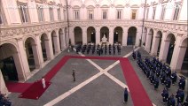 Palazzo Chigi, Meloni accoglie il presidente argentino Milei
