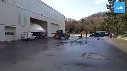 Une 2è soucoupe flottante sort des ateliers de Lannion
