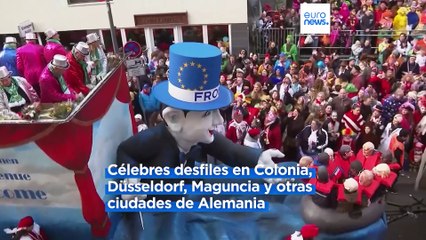 Los festejos carnavaleros inundan de alegría las calles en Europa