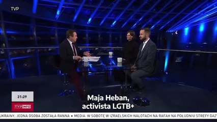 Un presentador de la televisión pública polaca se disculpa ante dos activistas LGTBI tras años de ataques: "Lo siento"