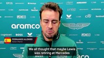 Alonso expected Hamilton to retire with Mercedes