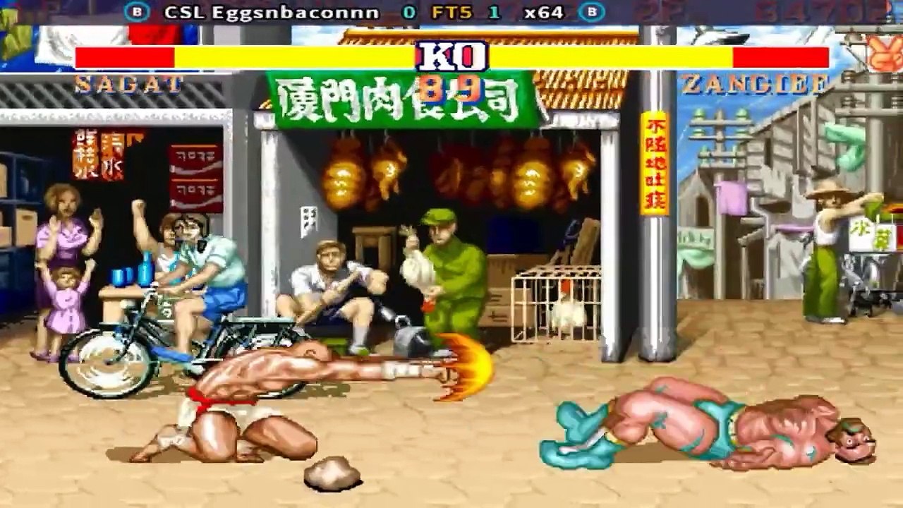 Street Fighter II'_ Hyper Fighting - CSL Eggsnbaconnn vs x64 FT5