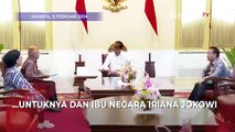 Momen Anggota KPPS Temui Jokowi Serahkan Undangan Pencoblosan di TPS 10 Gambir