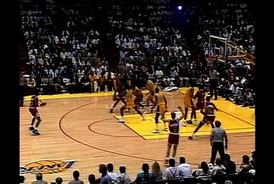 Michael Jordan Behind The Head Shot