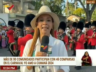 Скачать видео: Sucre | Ciudadanos de 90 comunidades participan en los tradicionales Carnavales de Cumaná 2024