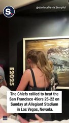 Скачать видео: Taylor Swift and Donna Kelce Beaming After Chiefs' Super Bowl Victory