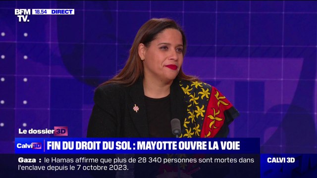 Suppression du droit du sol à Mayotte: Ça va mettre fin à la pompe aspirante , pour Estelle Youssouffa (députée LIOT de Mayotte)
